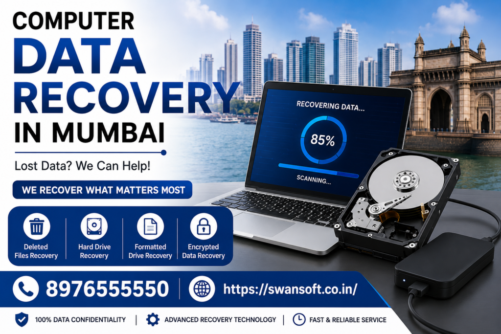 Computer Data Recovery in Mumbai – Professional Recovery Services for Lost, Deleted & Corrupted Data