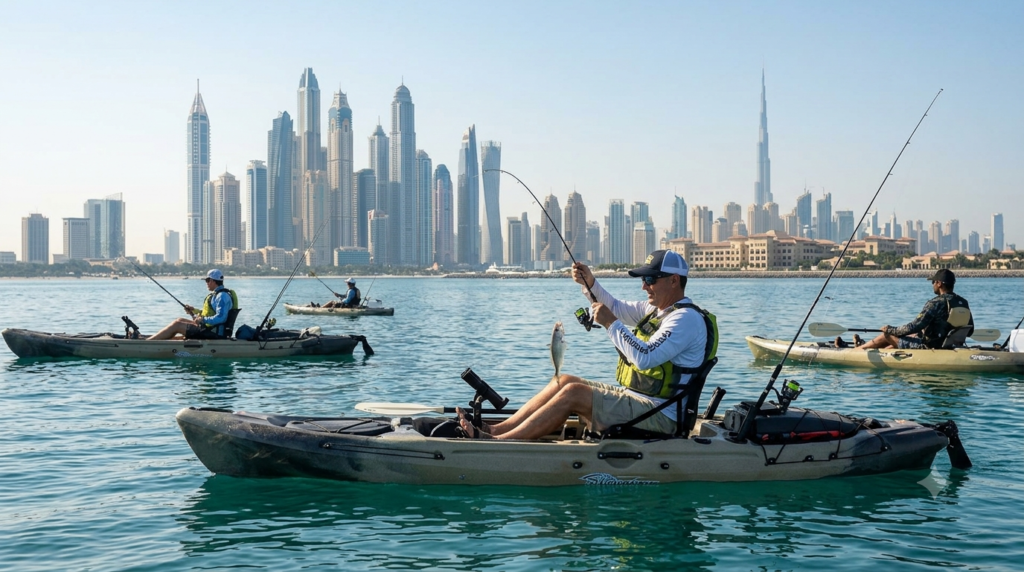 Kayak Fishing in Dubai